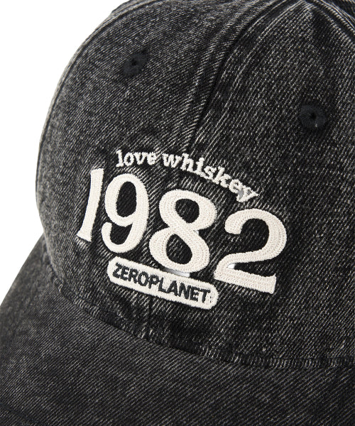 Whiskey Vintage Ball Cap [BLACK]