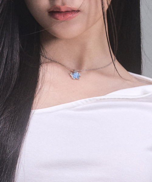 Yelena  Star Necklace [SILVER]