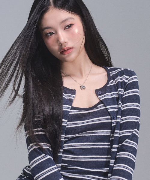 Ribbon Necklace [SILVER]