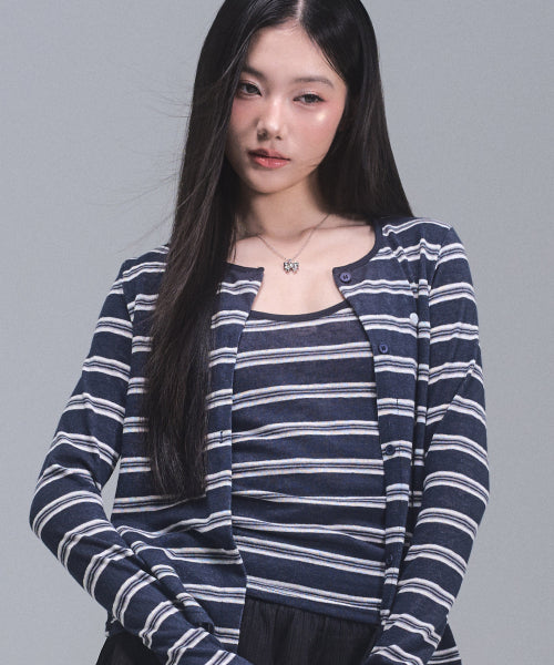 Ribbon Necklace [SILVER]
