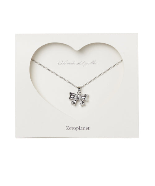 Ribbon Necklace [SILVER]