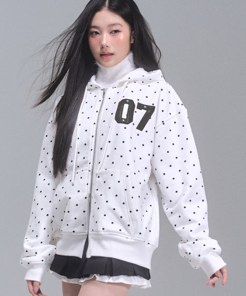 Nelly 07 Two-Way Hooded Zip-Up [WHITE]