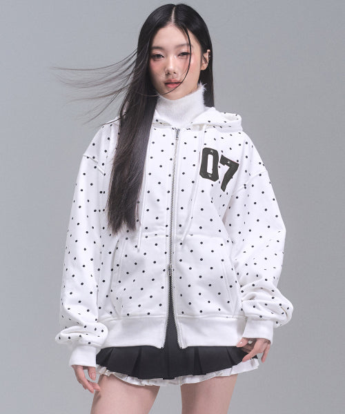 Nelly 07 Two-Way Hooded Zip-Up [WHITE]