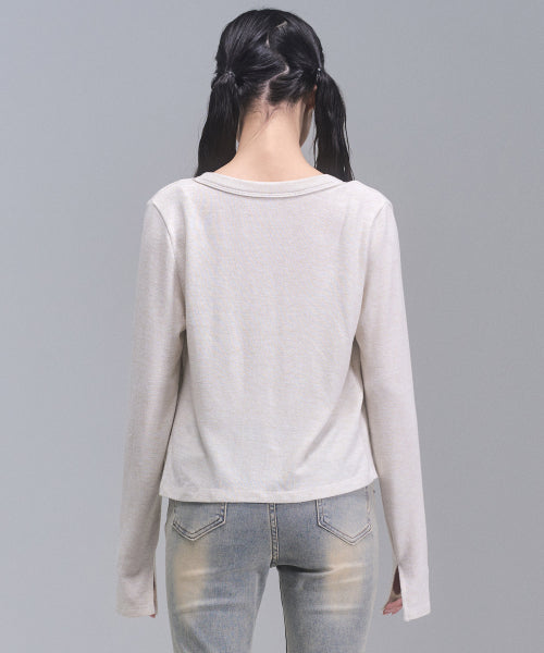 Jane Flower Cardigan Set [BEIGE]