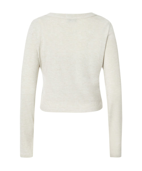 Jane Flower Cardigan Set [BEIGE]