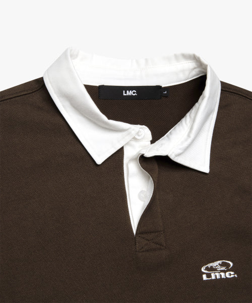 OVAL COLLAR SWEATSHIRT brown