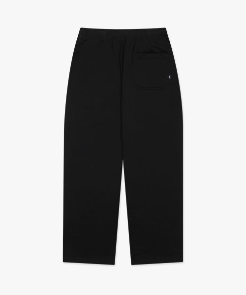 DOODLE DRAWING SWEAT PANTS black