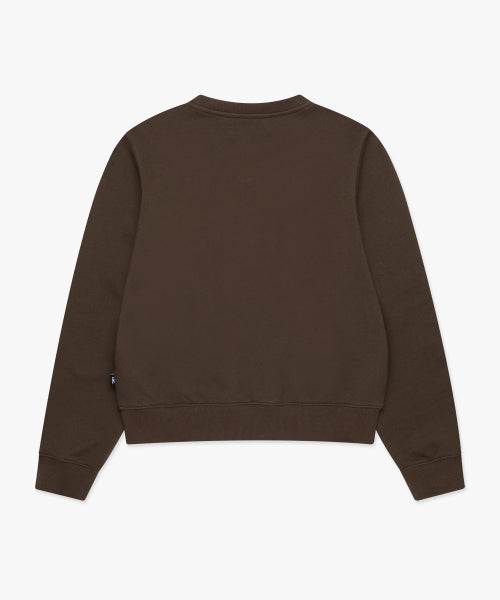 WM BLURRING FLOWER SWEATSHIRT brown