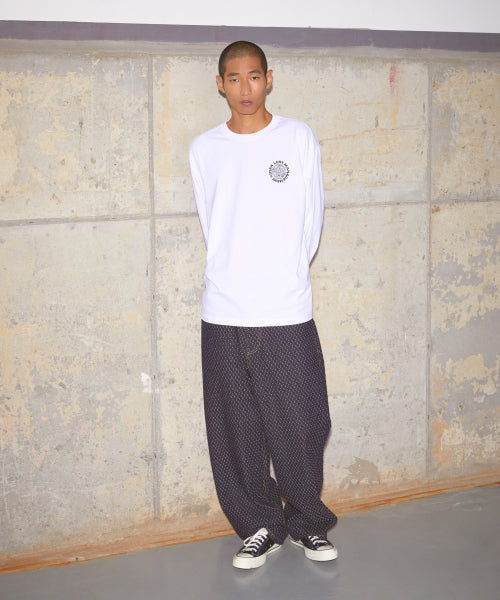POCKET STITCH DENIM PANTS indigo