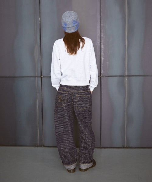 POCKET STITCH DENIM PANTS indigo