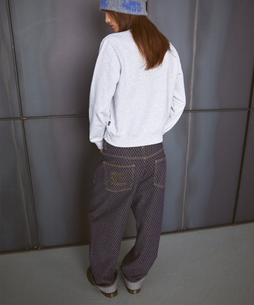 POCKET STITCH DENIM PANTS indigo