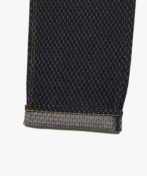 POCKET STITCH DENIM PANTS indigo
