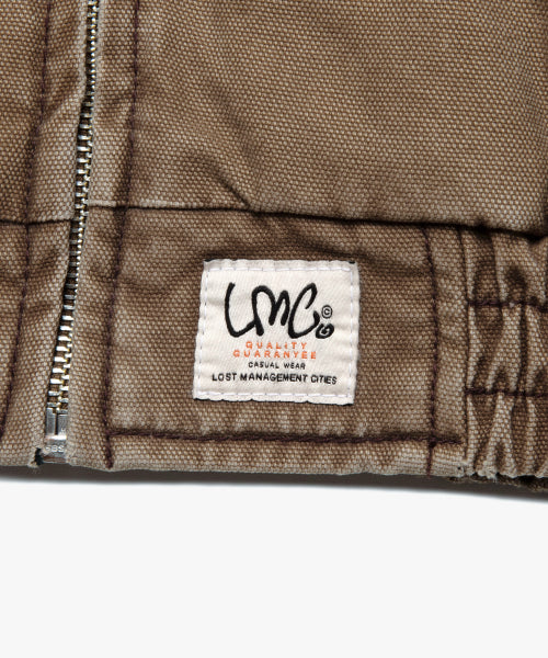 CONTRAST STITCH WORK JAKCET beige