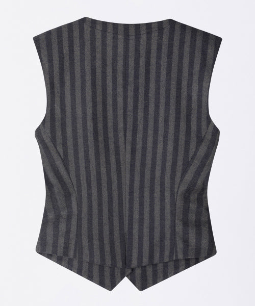 Classic Stripe Vest Navy
