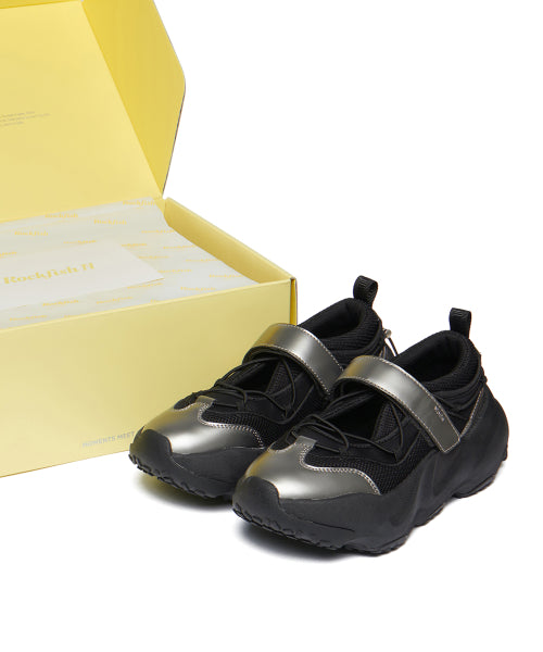 BRYN VELCRO SNEAKERS V2 - DARK SILVER