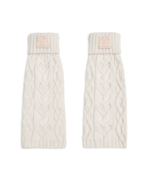 DIAMOND CABLE LEG WARMERS - 3 colors