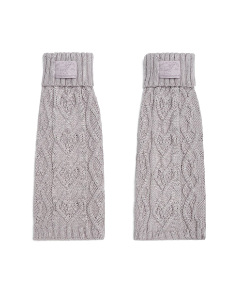 DIAMOND CABLE LEG WARMERS - 3 colors