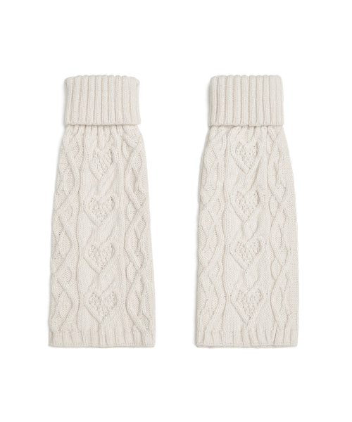 DIAMOND CABLE LEG WARMERS - 3 colors