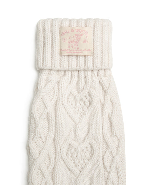 DIAMOND CABLE LEG WARMERS - 3 colors