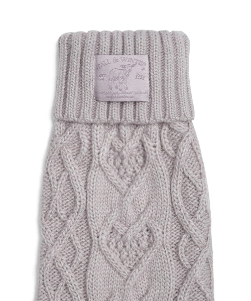 DIAMOND CABLE LEG WARMERS - 3 colors