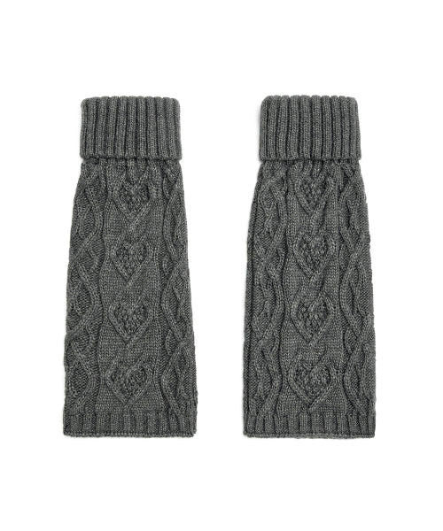 DIAMOND CABLE LEG WARMERS - 3 colors
