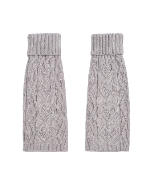 DIAMOND CABLE LEG WARMERS - 3 colors
