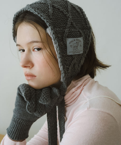 DIAMOND CABLE EARMUFF - 4 colors