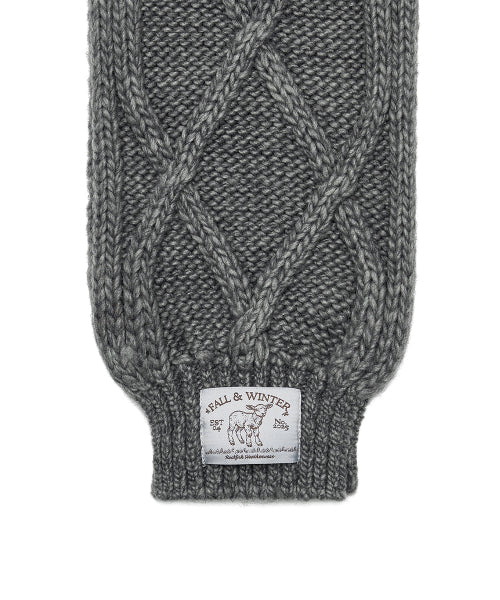 DIAMOND CABLE SCARF - 4 colors