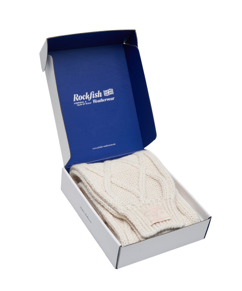 DIAMOND CABLE SCARF - 4 colors