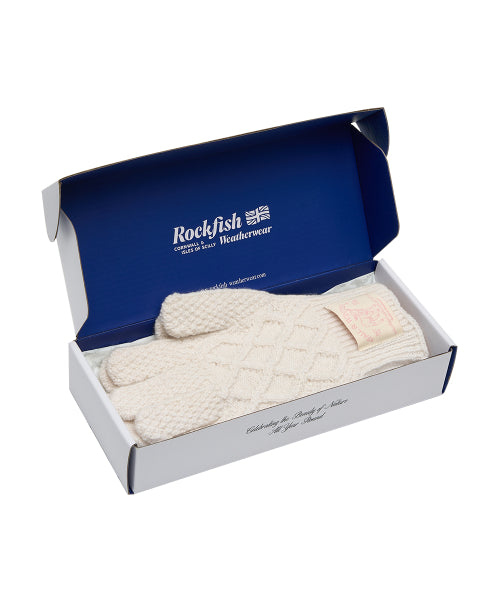DIAMOND CABLE GLOVES - 4 colors