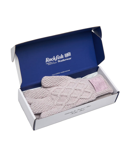 DIAMOND CABLE GLOVES - 4 colors