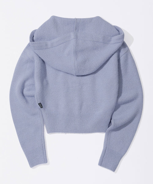 Ankh Boucle Knit Cardigan Misty Blue