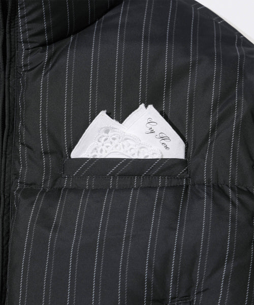 So Demure Cropped Puffer Down Faded Black