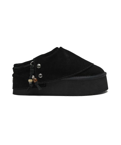 STUD MAXI FOLDED MULES - 2 colors