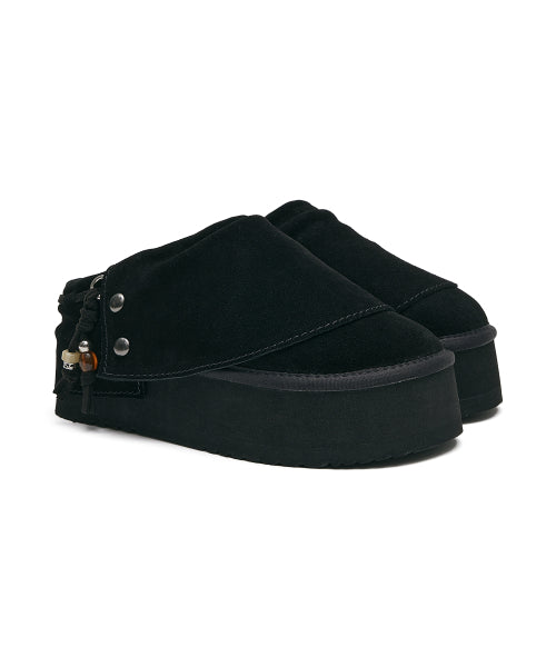 STUD MAXI FOLDED MULES - 2 colors