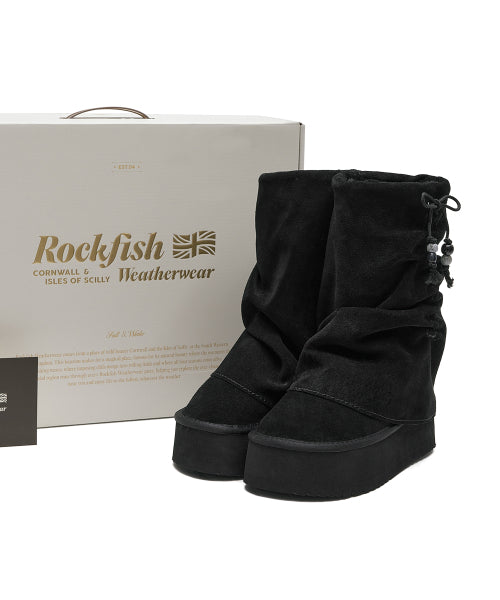 GATHERED MAXI FOLDED BOOTS MIDDLE - 2 colors