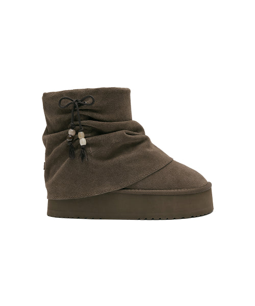 GATHERED MAXI FOLDED BOOTS SHORT - 2 colors