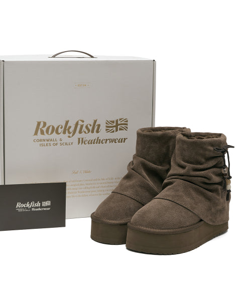 GATHERED MAXI FOLDED BOOTS SHORT - 2 colors