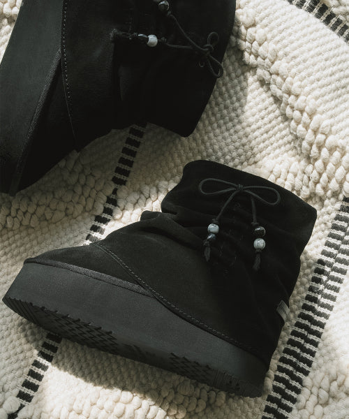 GATHERED MAXI FOLDED BOOTS SHORT - 2 colors