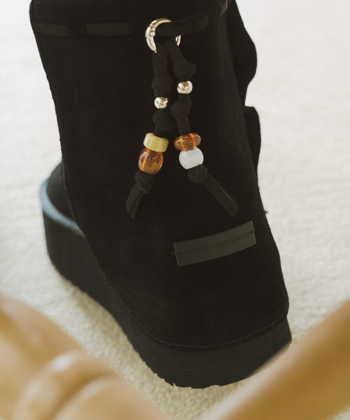 STUD MAXI FOLDED BOOTS SHORT - 2 colors