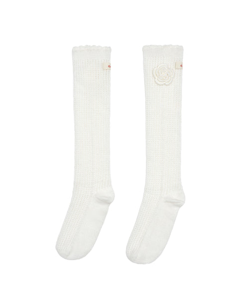 CROCHET SOCKS - IVORY