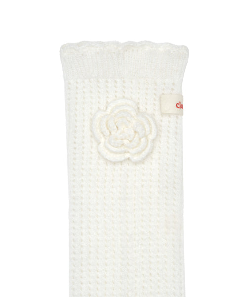 CROCHET SOCKS - IVORY