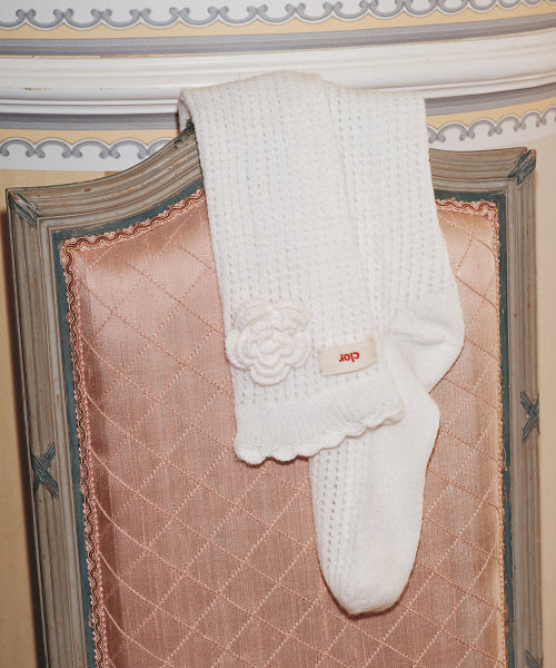 CROCHET SOCKS - IVORY