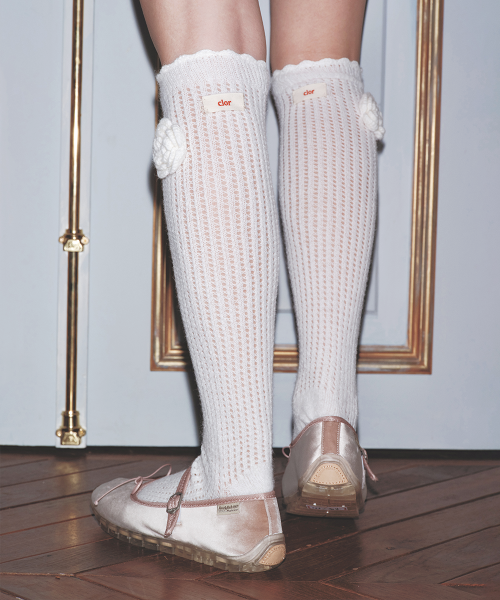 CROCHET SOCKS - IVORY