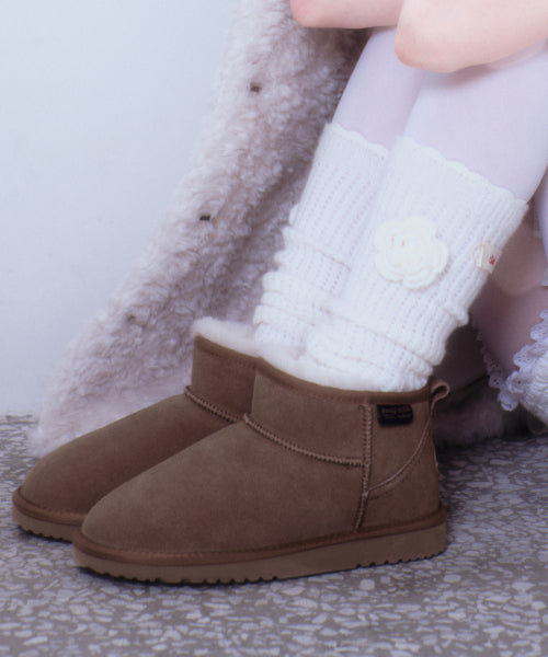 CROCHET SOCKS - IVORY