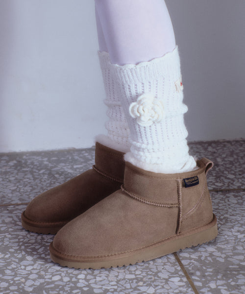 CROCHET SOCKS - IVORY