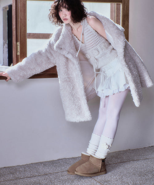 CROCHET SOCKS - IVORY