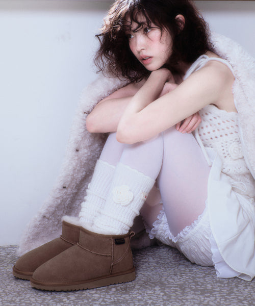 CROCHET SOCKS - IVORY