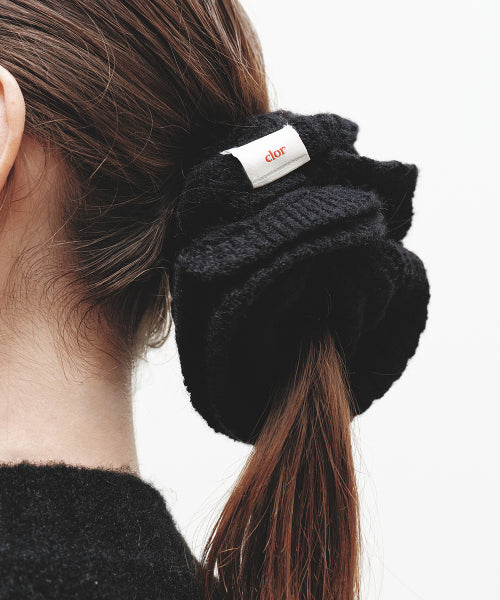 CROCHET SCRUNCHIE - 2 colors