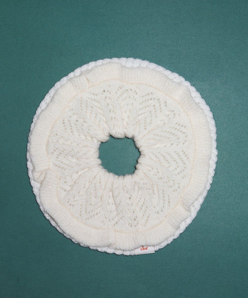 CROCHET SCRUNCHIE - 2 colors